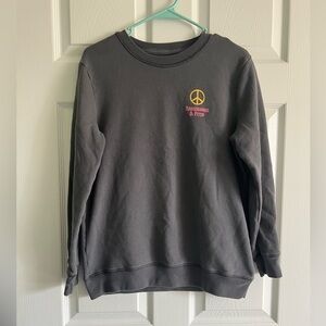 Abercrombie Kids Dark Gray Crewneck Sweater